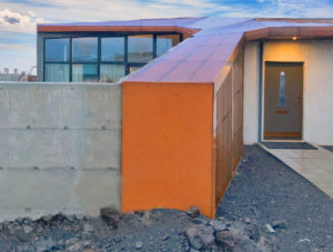 Iceland architecture house concrete rusted steel