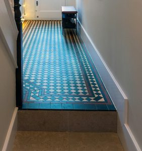 Victorian hallway tiling