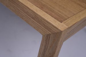 Aged oak small table