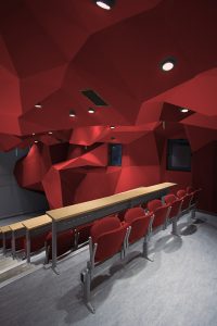 Red theater space